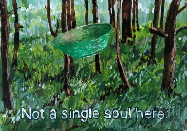 Giel Louws, ‘Not a single soul out there’